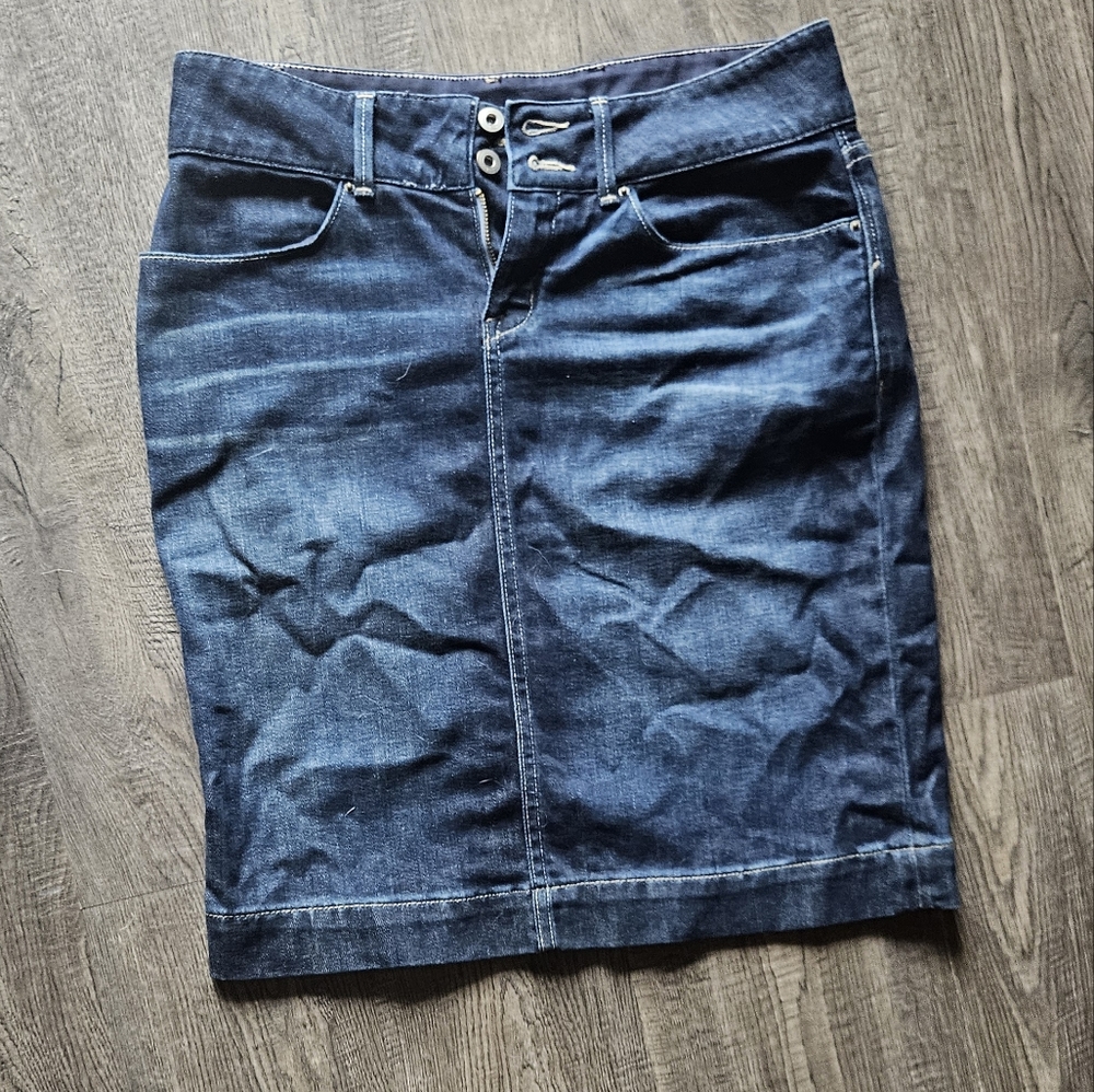 Banana Republic Jean pencil skirt